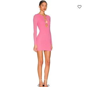 Pamela Cut Out Dress in Pink
